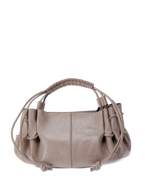 Hereu mini Arta braided-handle lambskin tote bag