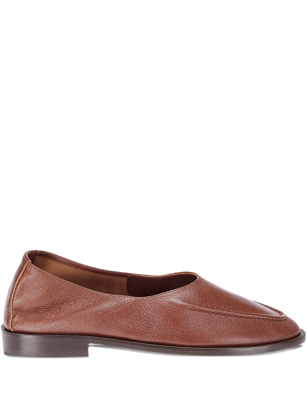 Hereu Juliol Winter leather loafers Brown