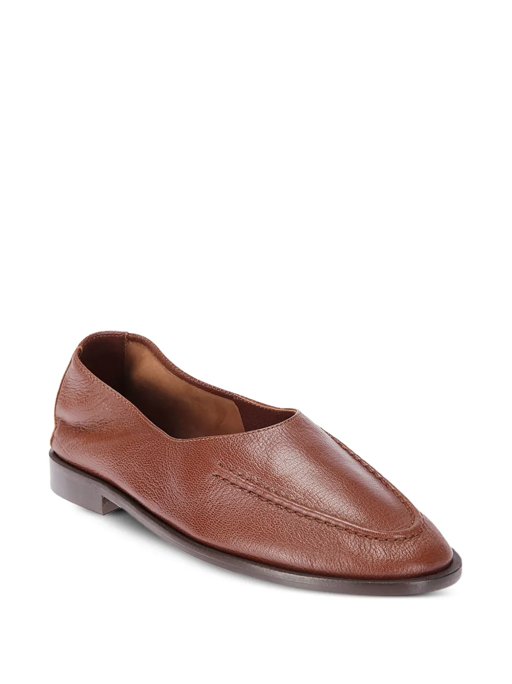 Hereu Juliol Winter leren loafers Bruin
