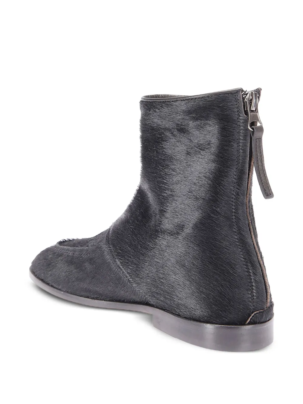 Hereu Juliol calf-hair ankle boots Black