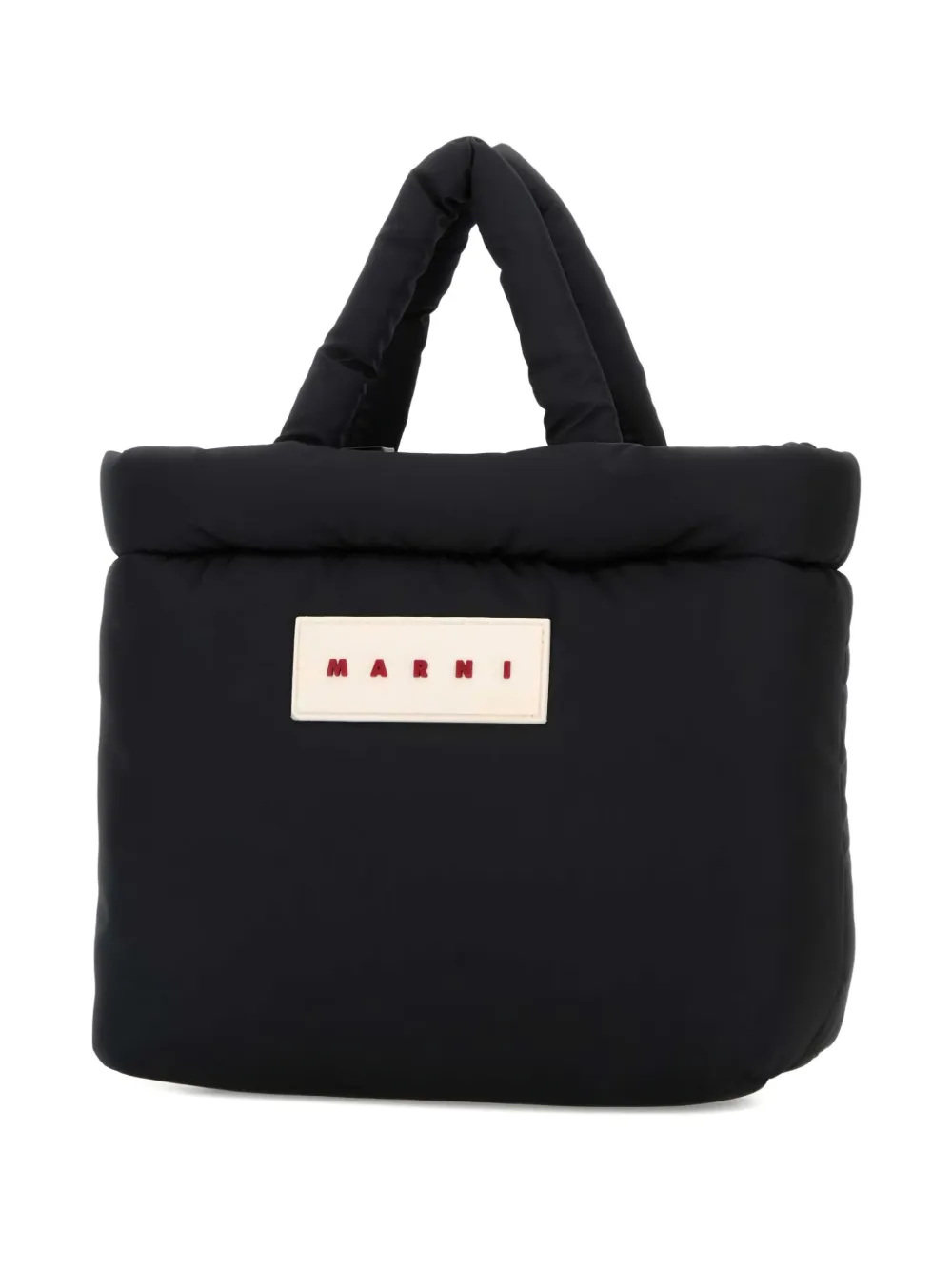 Marni large puff tote bag Zwart