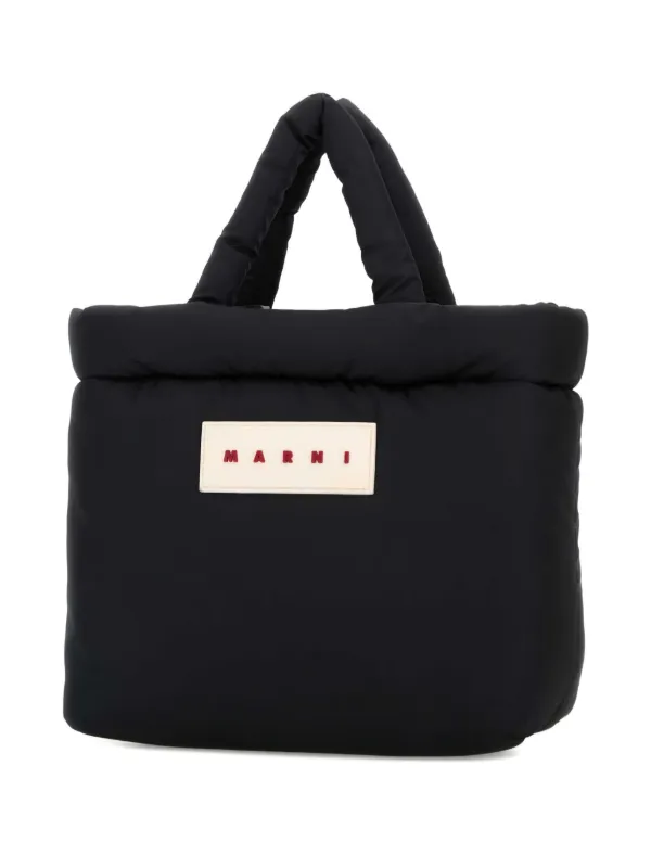 Marni パフ ハンドバッグ L | ブラック | FARFETCH JP