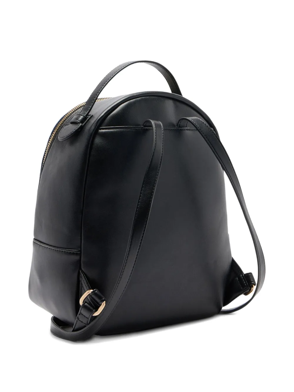 Liu •jo Logo-embossed Denim Backpack In Blue