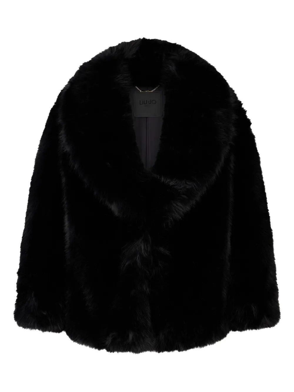 Liu •jo Fur Coats Liu Jo Woman Color Black In Black