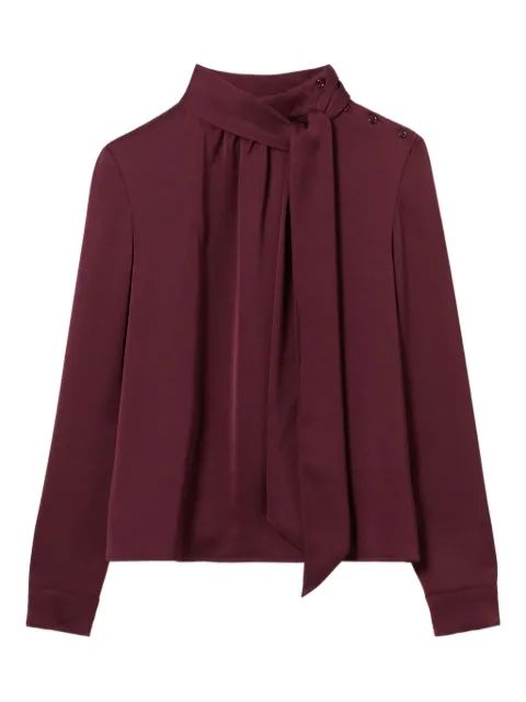 Claudie Pierlot blusa manga larga con detalle de moño