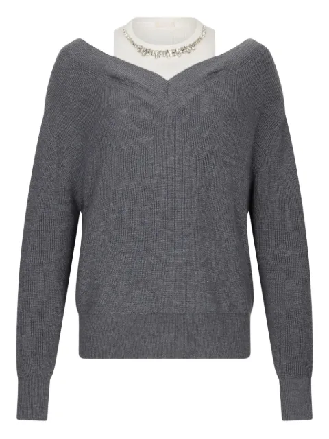 LIU JO embellished sweater
