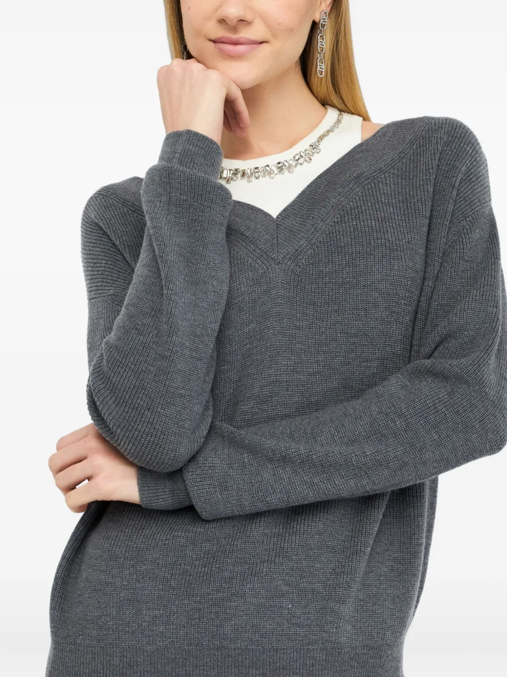 embellished sweater