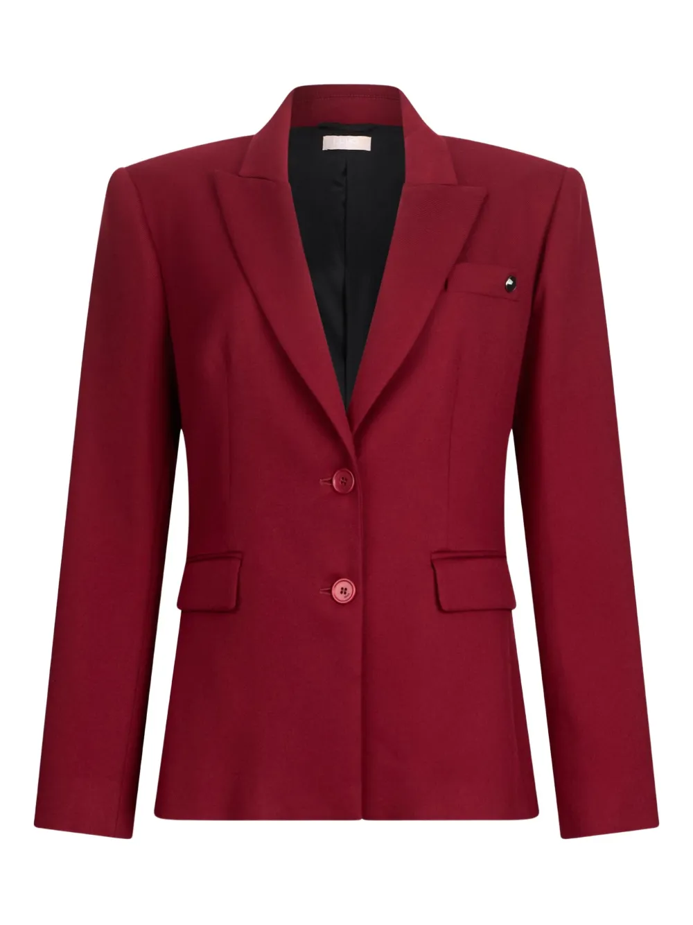 Liu •jo Gemstone-embellished Two-button Blazer In Red