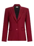 LIU JO gemstone-embellished two-button blazer - Red