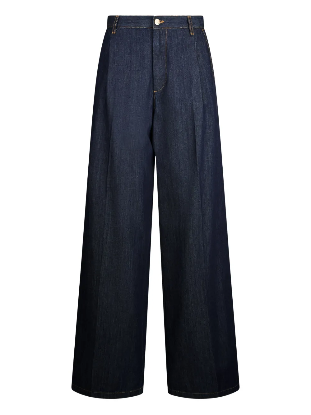 LIU JO pleat-detail flared jeans | Blue | Image 1