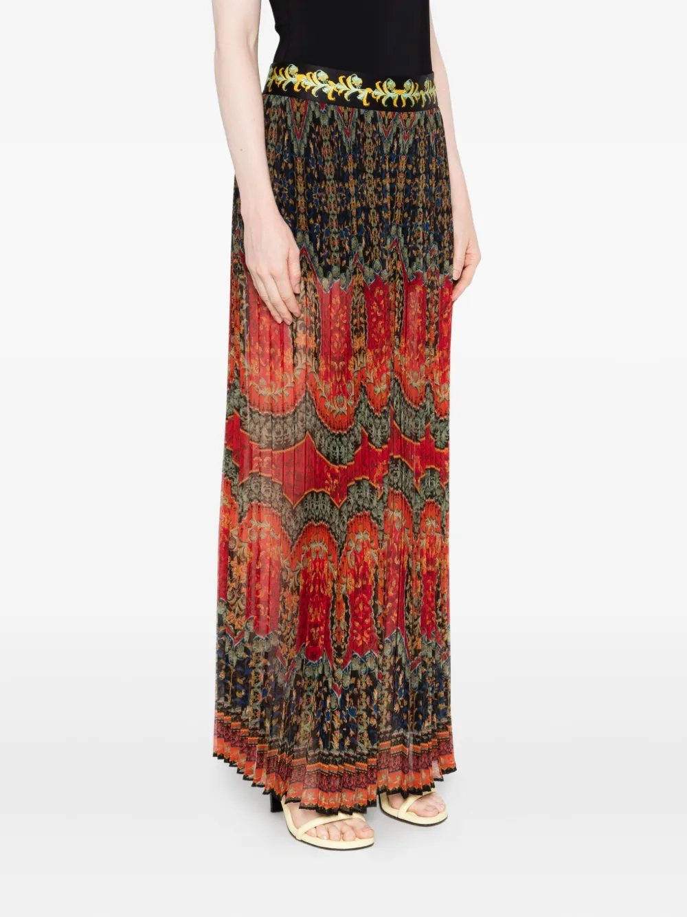 alice + olivia Copen plooirok met print Zwart