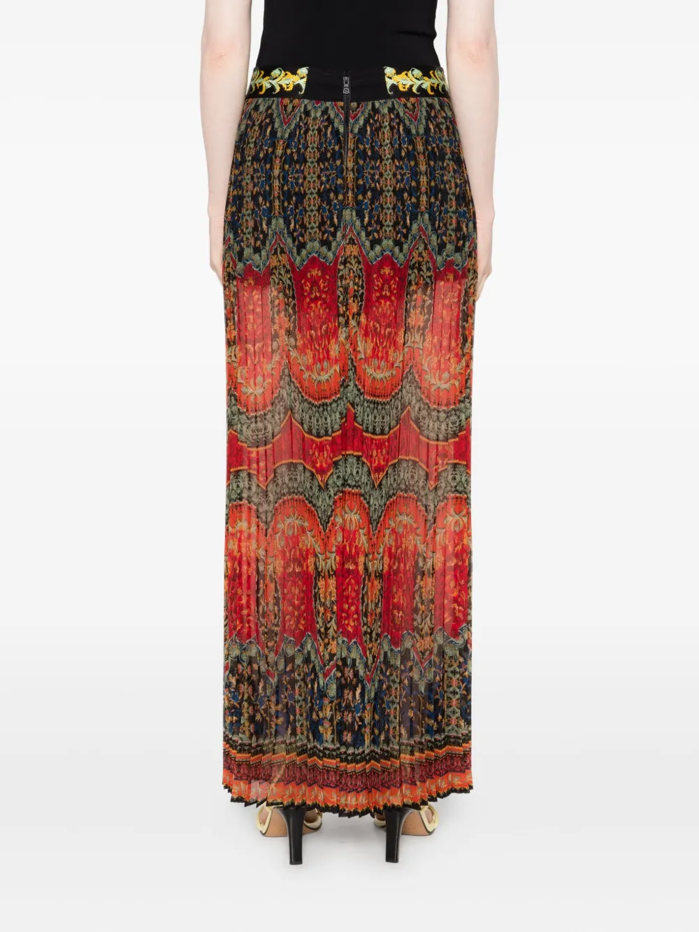 alice + olivia Copen plooirok met print Zwart