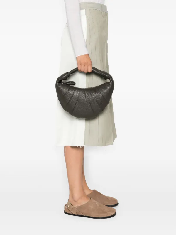 LEMAIRE フォーチュン クロワッサン ハンドバッグ | グレー LEMAIRE フォーチュン クロワッサン ハンドバッグ | グレー