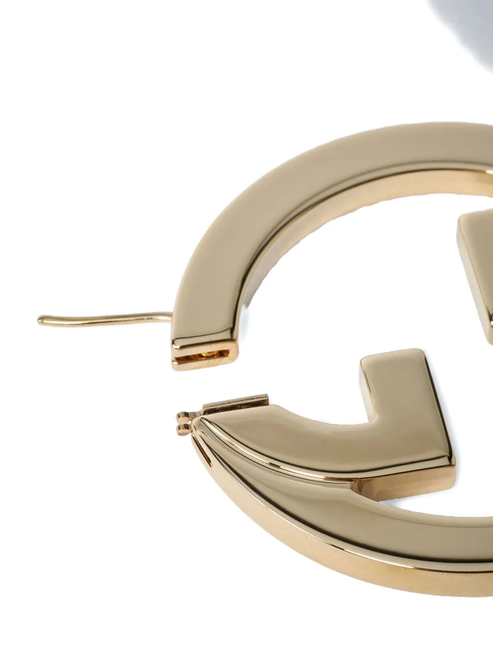 Gucci Women Interlocking G Earrings In Gold