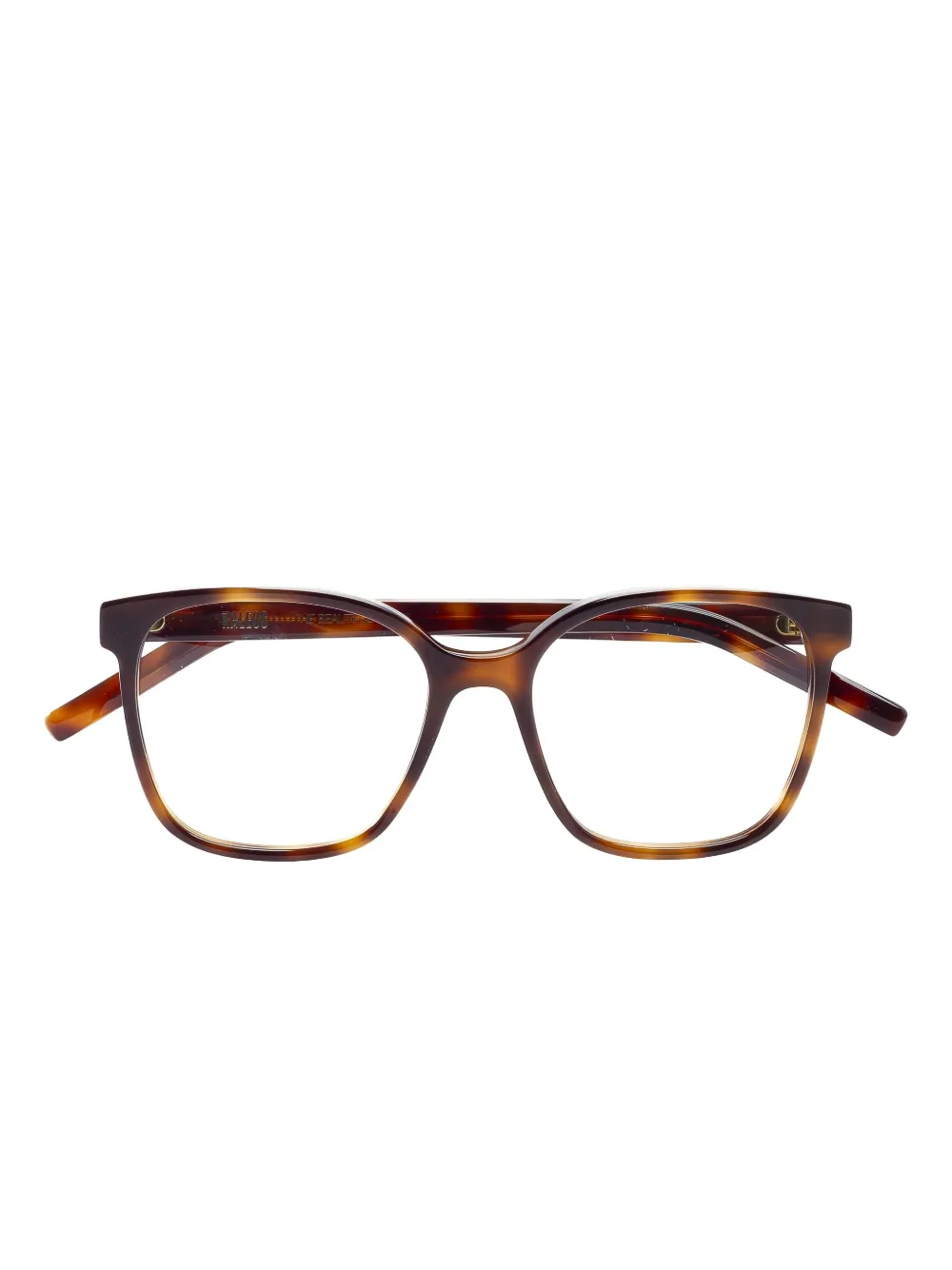 Kaleos Tortoiseshell Square-frame Glasses In Brown