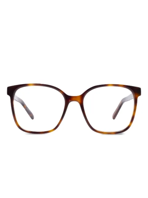 Kaleos lentes con armazón cuadrada estilo carey