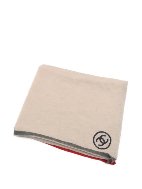 CHANEL Pre-Owned silk-cashmere scarf