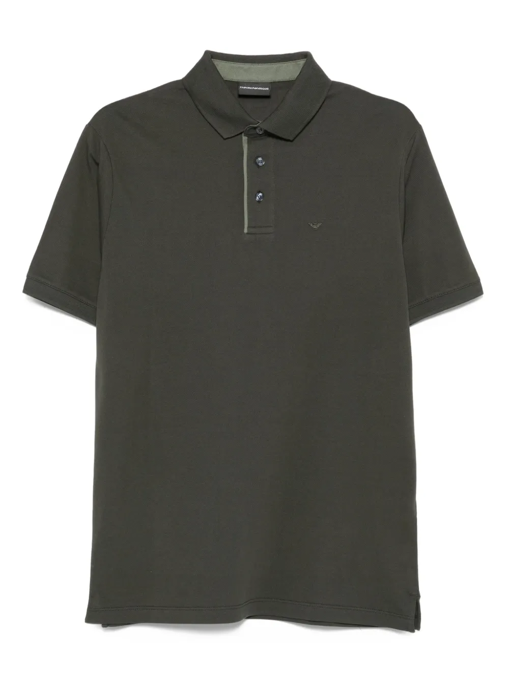 Emporio Armani Poloshirt met geborduurd detail Groen