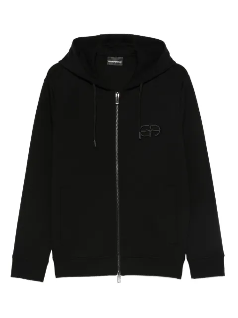 Emporio Armani hoodie con logo bordado