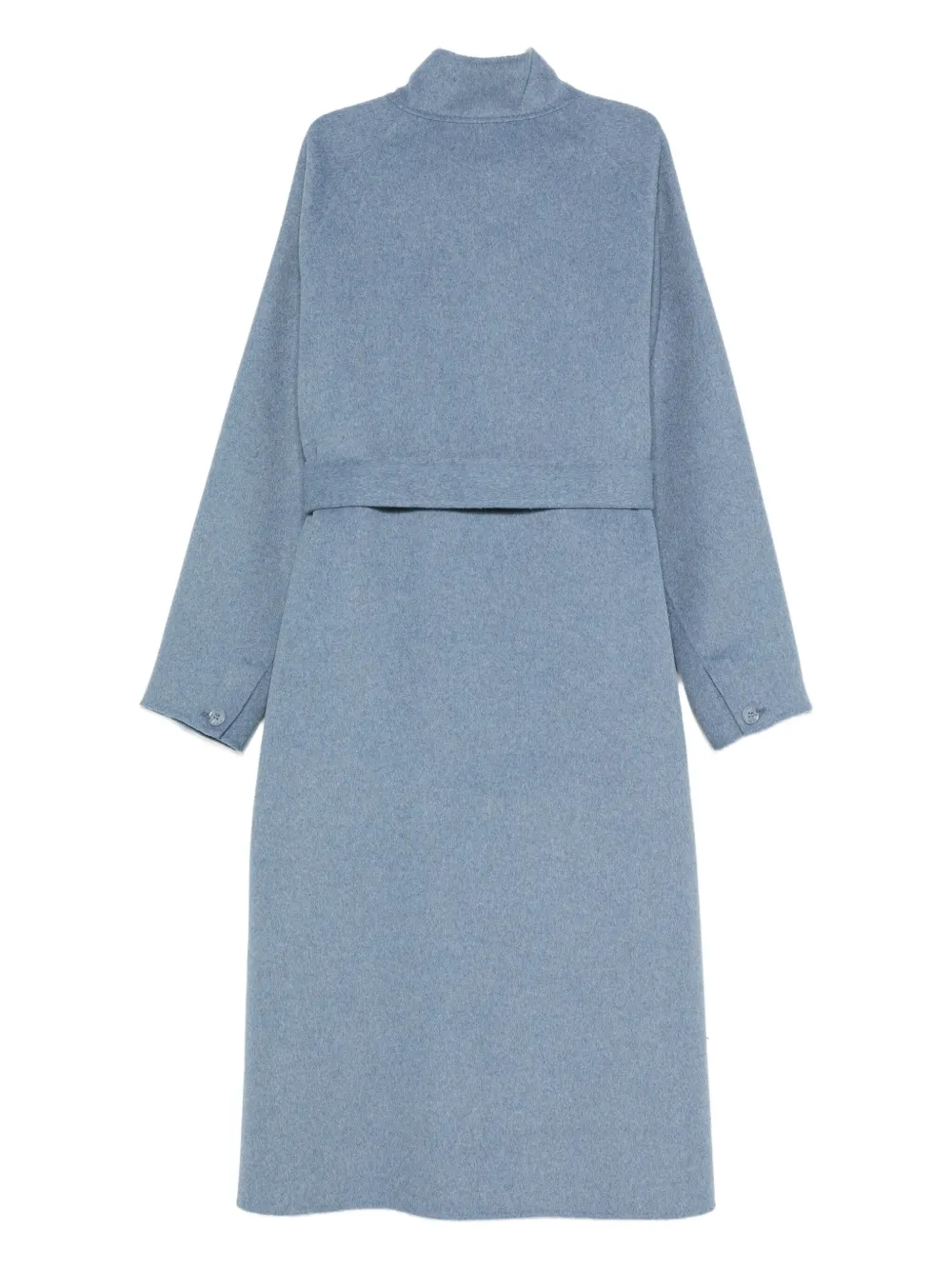Emporio Armani belted stand-collar coat | Single Breasted Coats | Image 2