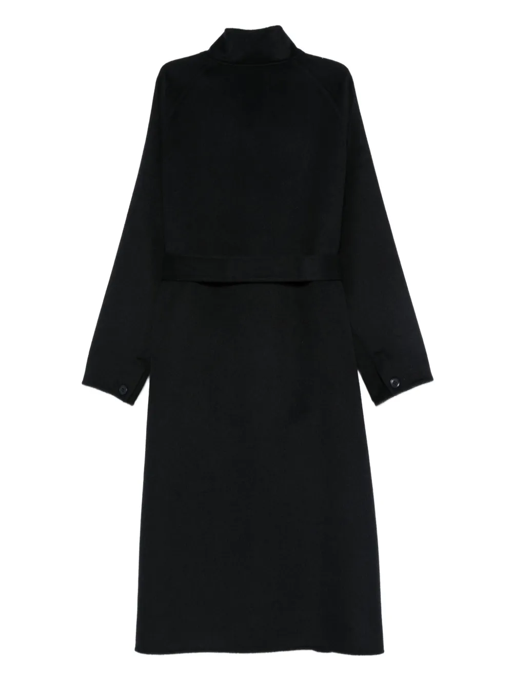 Emporio Armani belted long-sleeve coat | Single Breasted Coats | Image 2