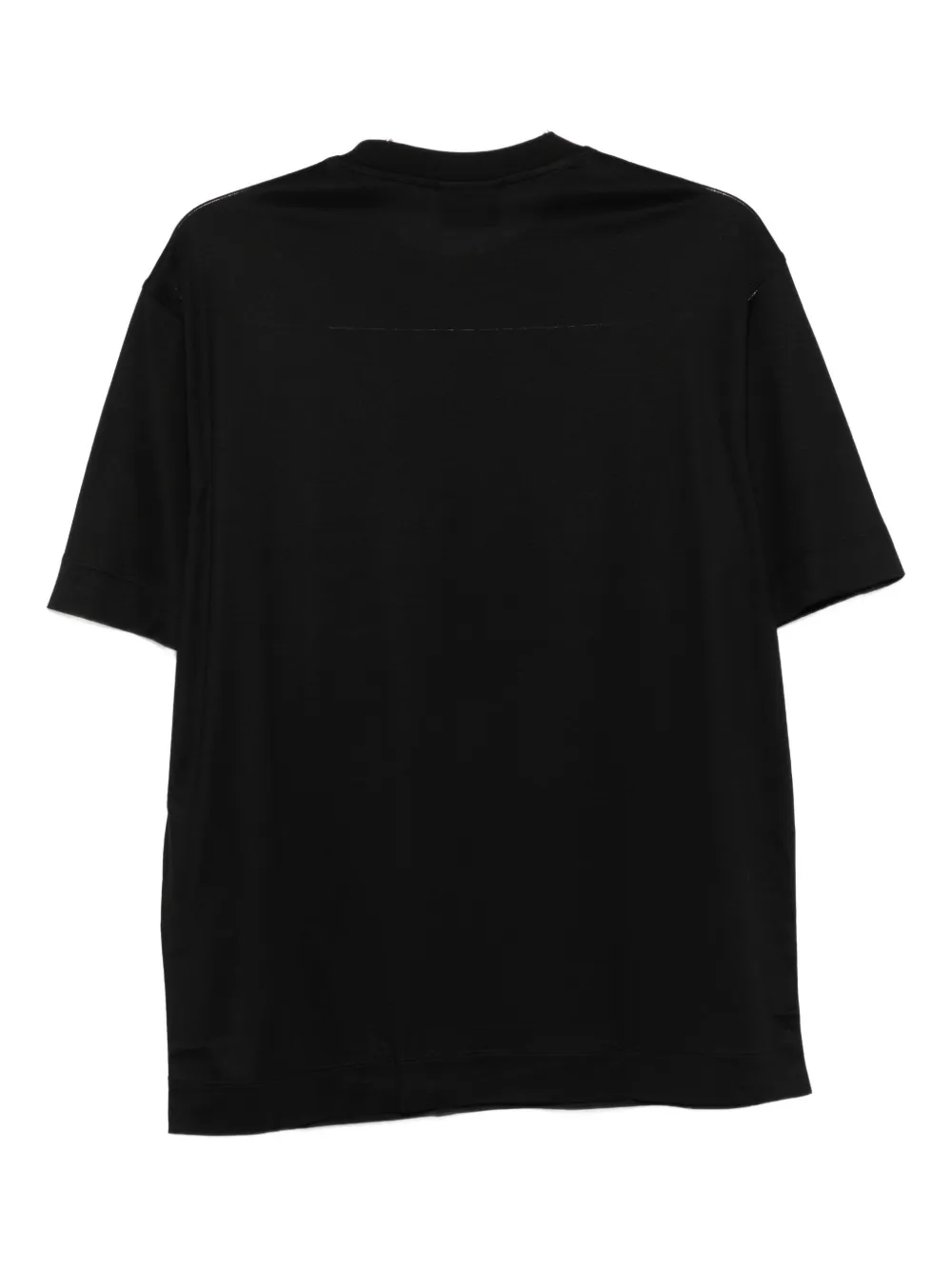 Emporio Armani T-shirt met zakdetail Zwart