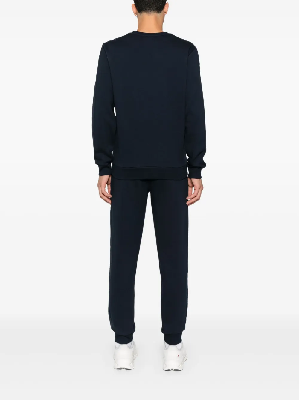 Emporio Armani logo-detail track pants Blauw