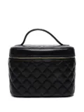 CHANEL Pre-Owned 2016-2017 quilted lambskin vanity bag - Black