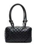 CHANEL Pre-Owned 2008-2009 Cambon bowling bag - Black