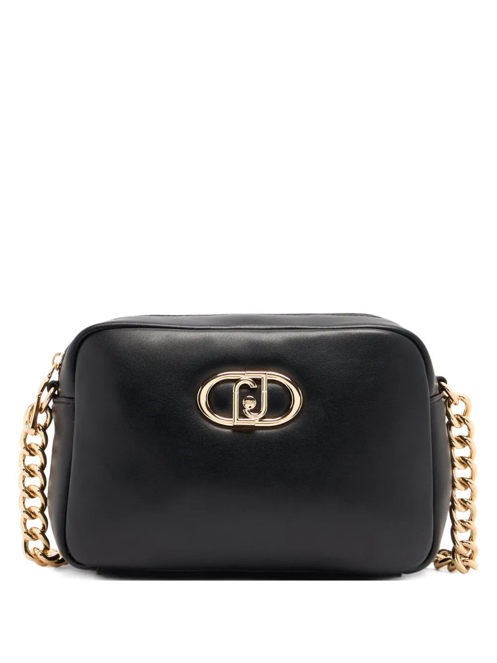 LIU JO medium LaPuffy logo-plaque chain-strap cross body bag Zwart