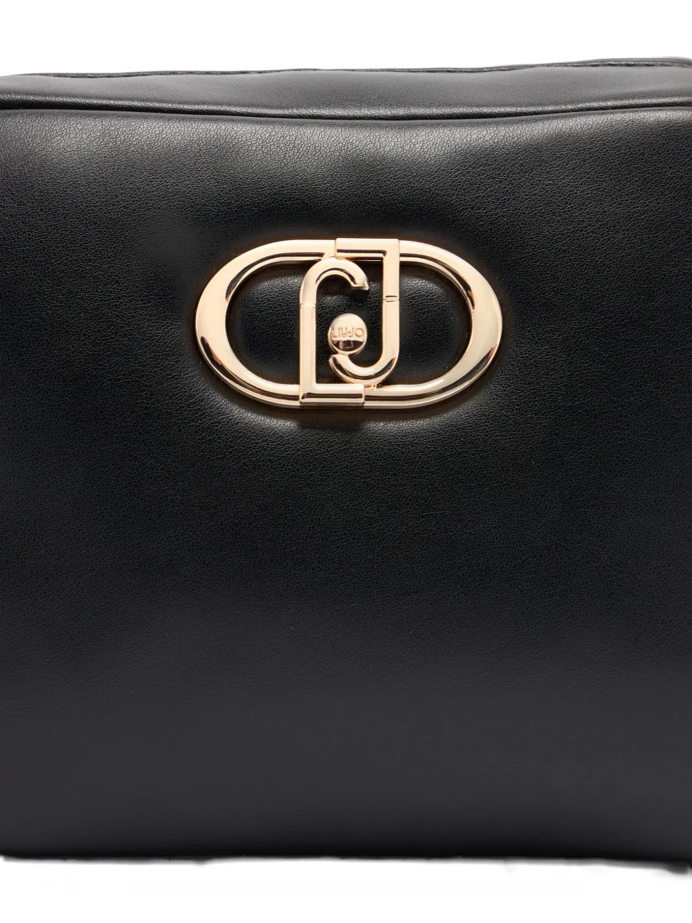 LIU JO medium LaPuffy logo-plaque chain-strap cross body bag Zwart