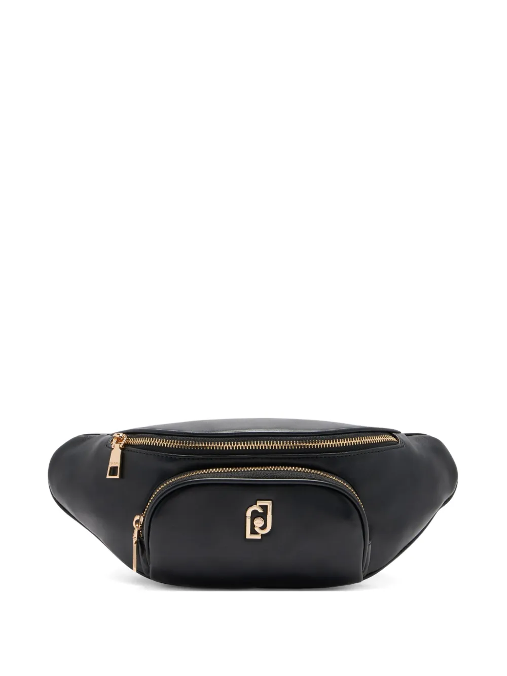 LIU JO medium logo-plaque zip-fastening belt bag Zwart