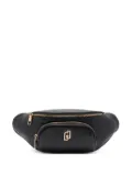 LIU JO medium logo-plaque zip-fastening belt bag - Black