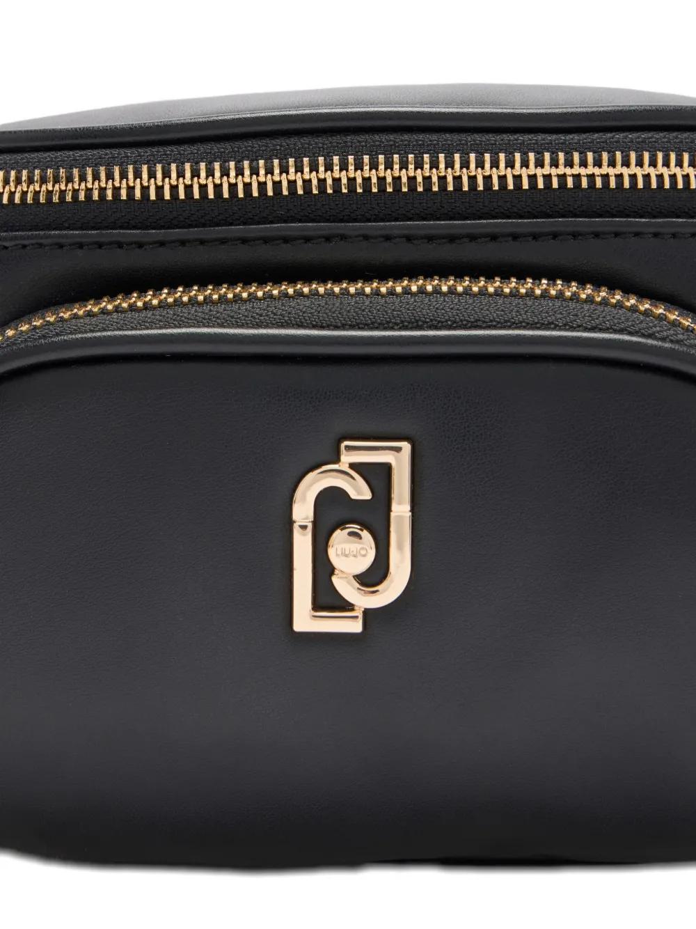 LIU JO medium logo-plaque zip-fastening belt bag Zwart