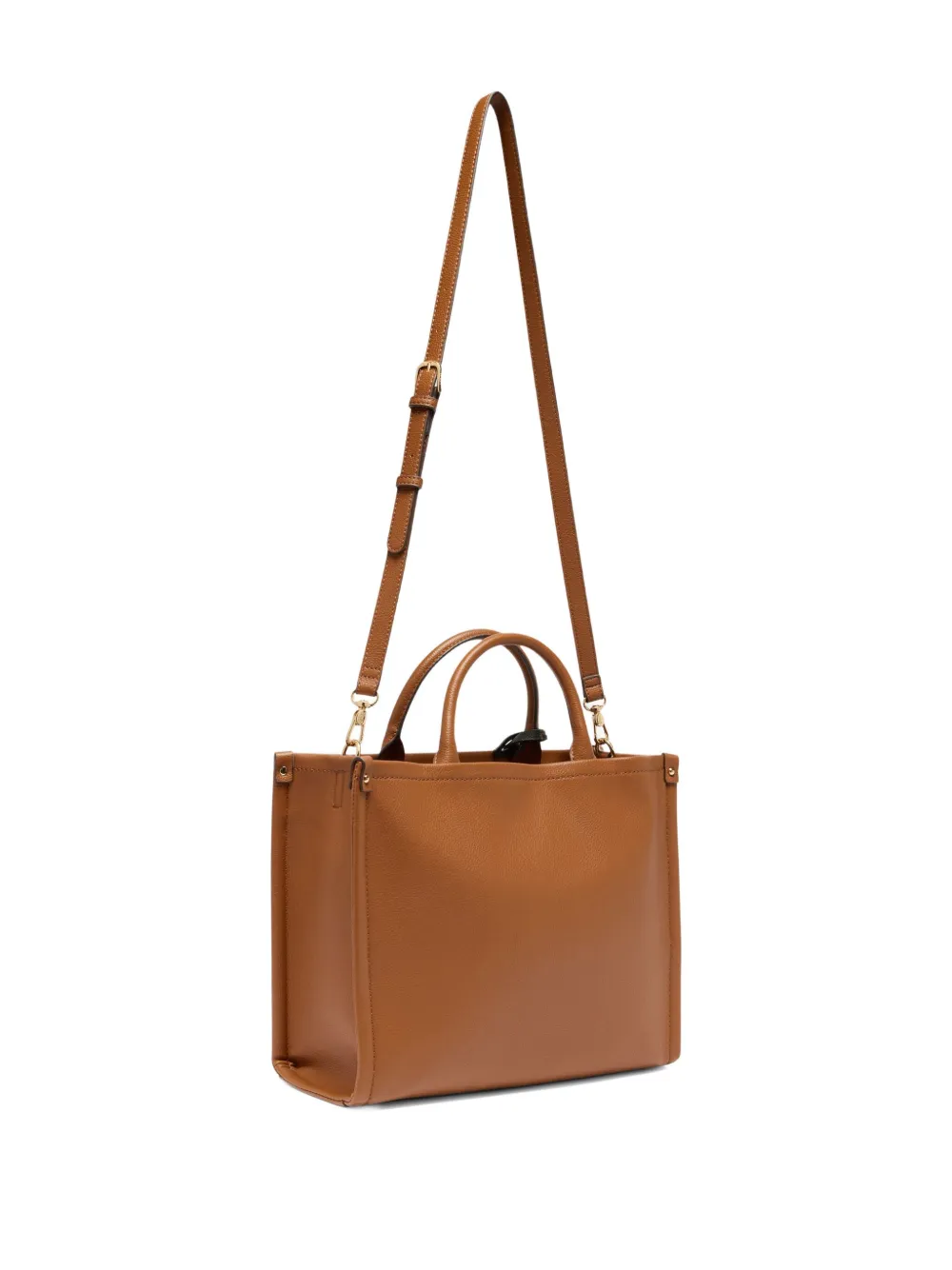 Liu •jo Medium Logo-plaque Tote Bag In Brown