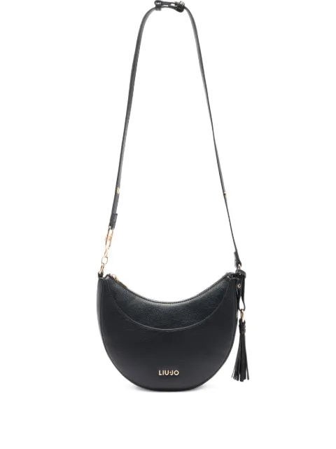 LIU JO medium crescent-shaped tassel satchel bag