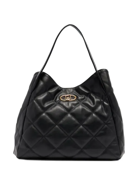 LIU JO large quilted logo tote bag