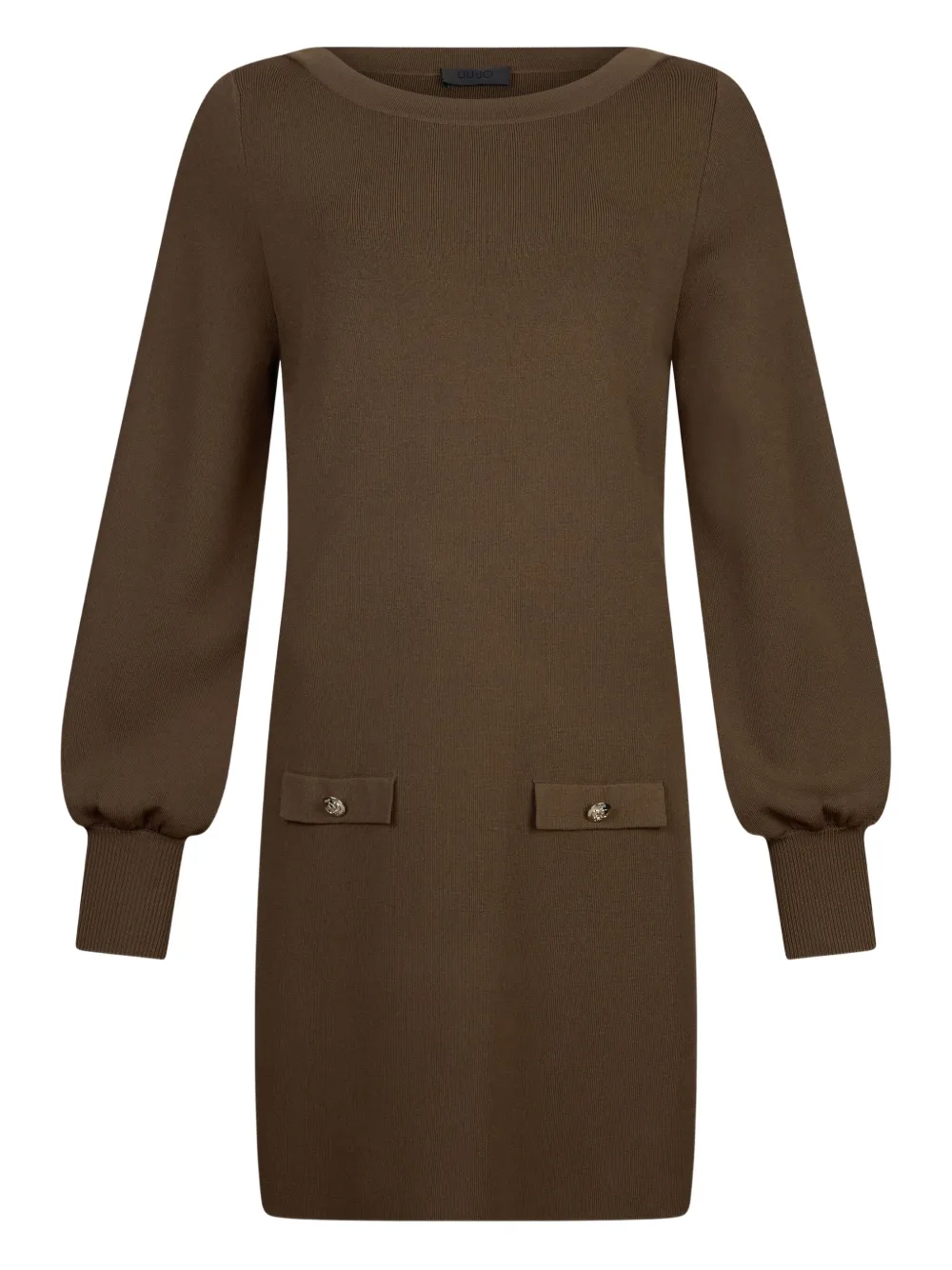 LIU JO balloon-sleeve mini dress Bruin