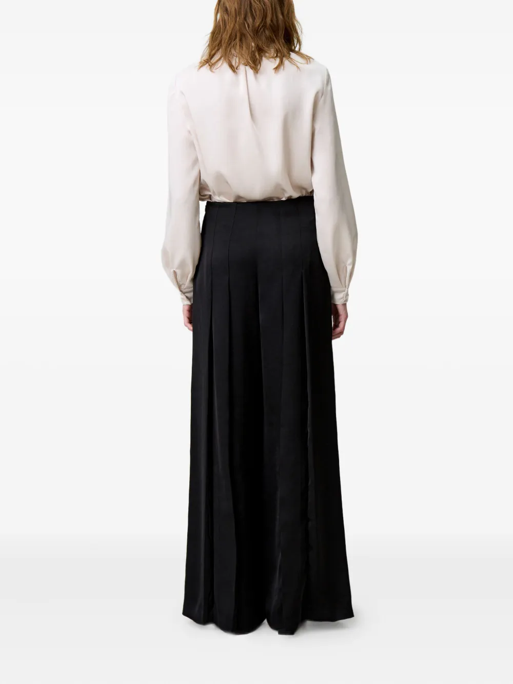 Claudie Pierlot Palazzo plooibroek Zwart