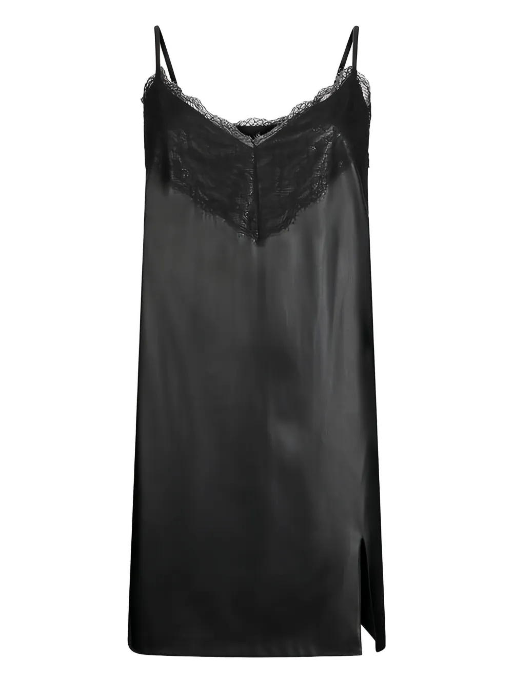 LIU JO lace coated dress - ブラック LIU JO lace coated dress - ブラック