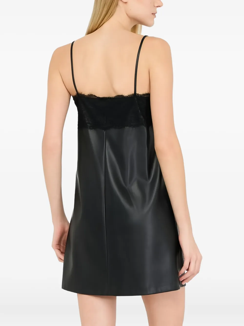 LIU JO Gecoate jurk met kant Zwart