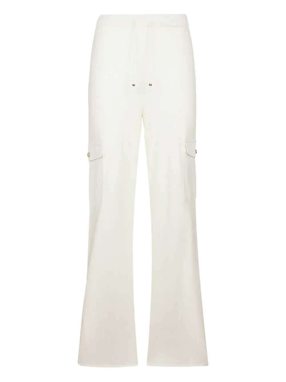 LIU JO Cargo broek met elastische tailleband Wit