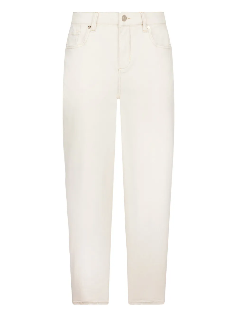 LIU JO Jeans met geborduurd logo Wit