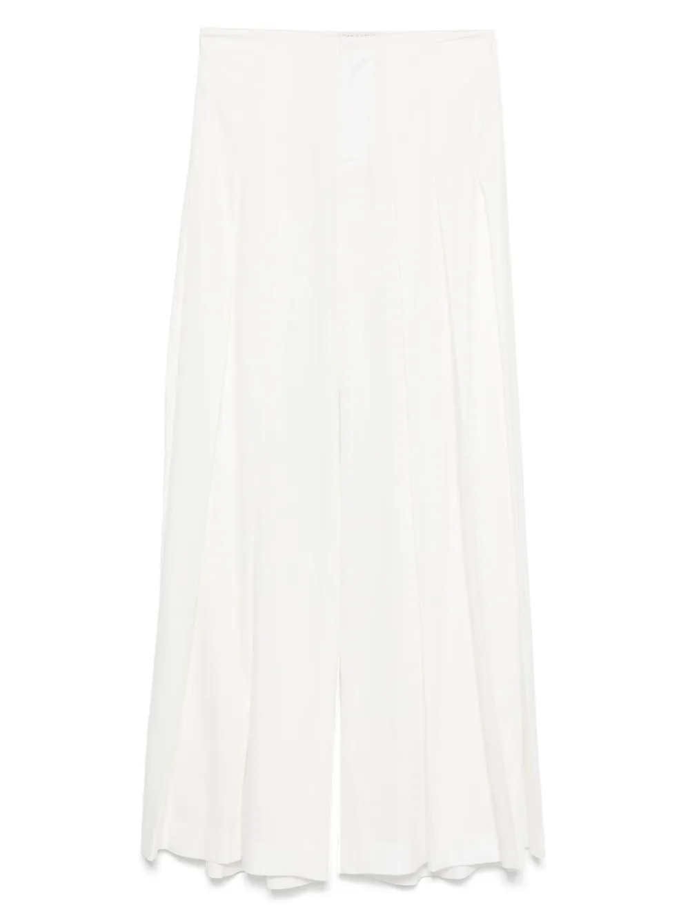 alice + olivia Ainslie pleated wide-leg trousers - ホワイト alice + olivia Ainslie pleated wide-leg trousers - ホワイト