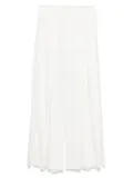 alice + olivia Ainslie pleated wide-leg trousers - White