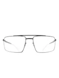 Mykita rectangle-frame double-bridge glasses - Black