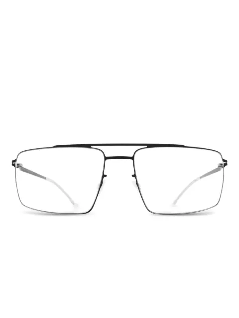 Mykita lentes con armazón rectangular y doble puente