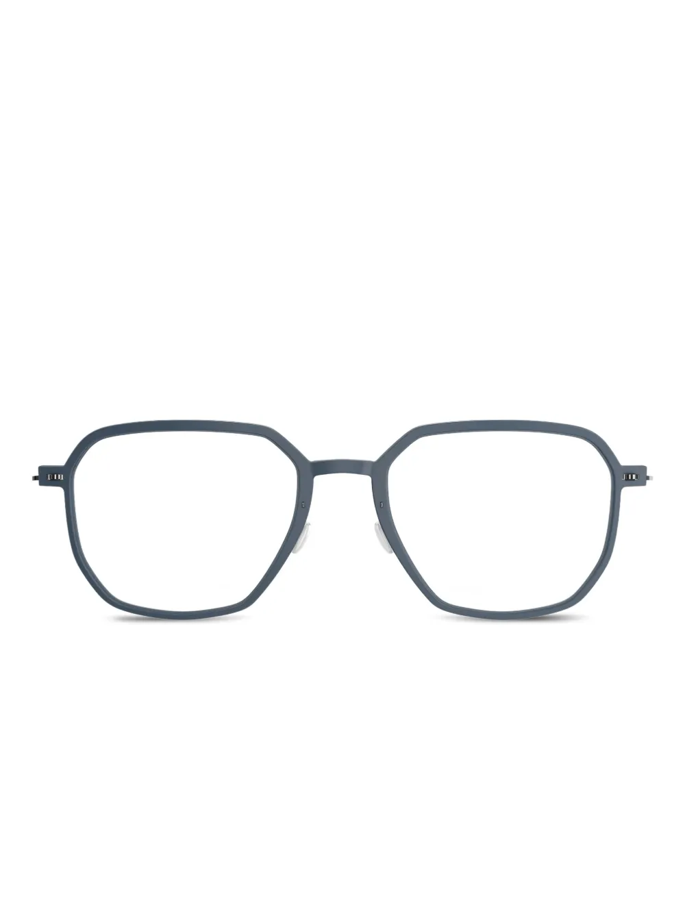 Lindberg geometric-frame glasses | Grey | Image 1