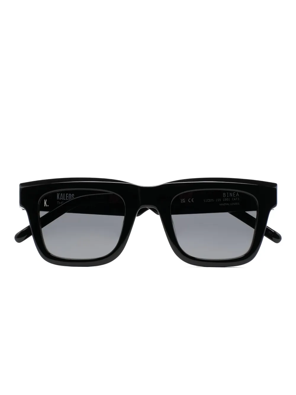 Kaleos Binea square-frame sunglasses | Black | Image 1