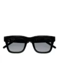 Kaleos Binea square-frame sunglasses - Black